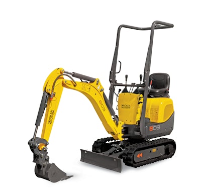 Wacker Neuson 803 Mini Excavator 2013