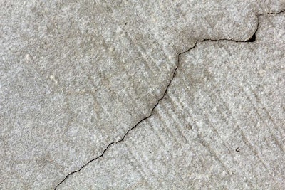 cracked concrete