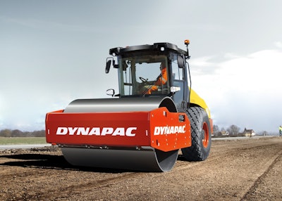 Dynapac CA 2500 soil compactor Sweden 2012 middle range worksite