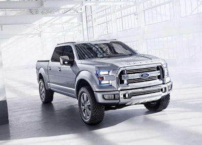 Ford Atlas Concept truck shown at the Detroit Auto Show