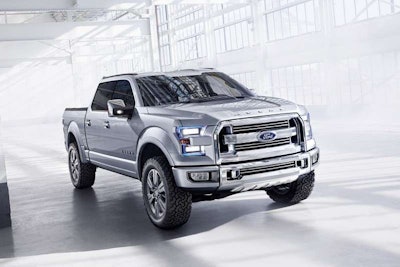 Ford’s F-150 redesign is said to be based heavily on the Atlas concept pickup.