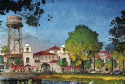 Rendering of Disney Springs, a planned entertainment district at Disney World that will create 1,200 construction jobs.
