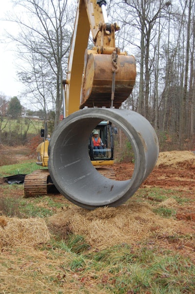 The company’s fleet of 24-metric-ton excavators get heavy use.