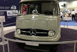 1960 Mercedes-Benz L319 commercial van at Work Truck Show