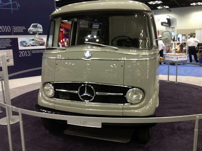 1960 Mercedes-Benz L319 commercial van at Work Truck Show