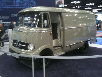 1960 Mercedes-Benz L319 commercial van at Work Truck Show