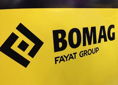 Bomag/Cedarapids branding