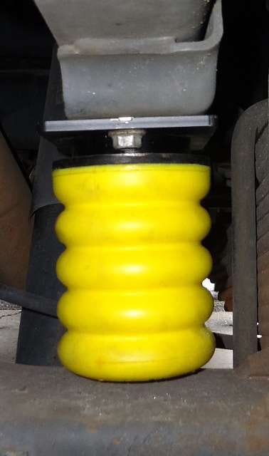 Rear SumoSprings for Ram 5500 Installed