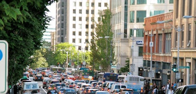 Seattle, Washington traffic after a Seahawks game. Credit: ASCE 2013 report card/Oran Viriyincy
