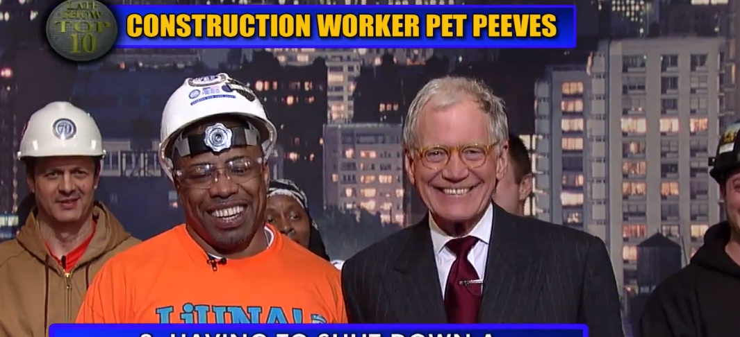 Letterman Top 10 Construction Worker Pet Peeves