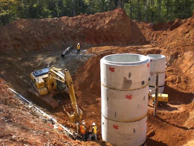 Page & Associates has done several sewer and water projects for the nearby city of Trinity.