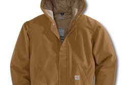 Carhartt’s FRJ184 flame-resistant jacket is NFPA 70E compliant and HRC 4-rated.