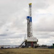 An oil drilling rig in North Dakota.