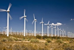 Wind farm in California