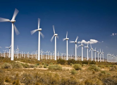 Wind farm in California