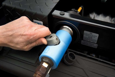 The 2013 bi-fuel Chevrolet Silverado HD includes a compressed natural gas (CNG) capable engine that seamlessly transitions between CNG and gas fuel systems. The CNG and gasoline tanks have a combined range of 650 miles, the longest standard bi-fuel range of any original equipment automaker.