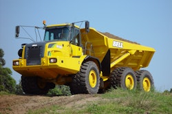 Bell B50D articulated hauler truck