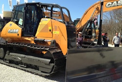 Case gave a sneak peek of its new 1650M dozer, along with the entire M Series range of dozers, at Bauma 2013.