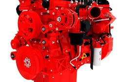 Cummins debuted its 12-liter, Tier 4 Final QSM 12 engine at Bauma 2013.