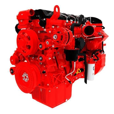 Cummins debuted its 12-liter, Tier 4 Final QSM 12 engine at Bauma 2013.