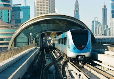 The Dubai Metro is rated among the top 10 most wasteful transportation projects. (Photo: Laborant / Shutterstock.com)