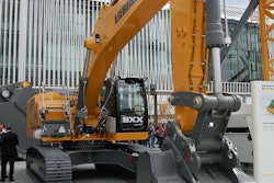 Liebherr R9XX hybrid excavator prototype Bauma