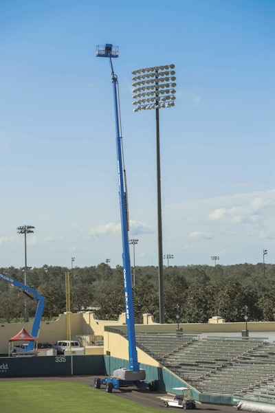 Genie SX-180 world's tallest boom lift