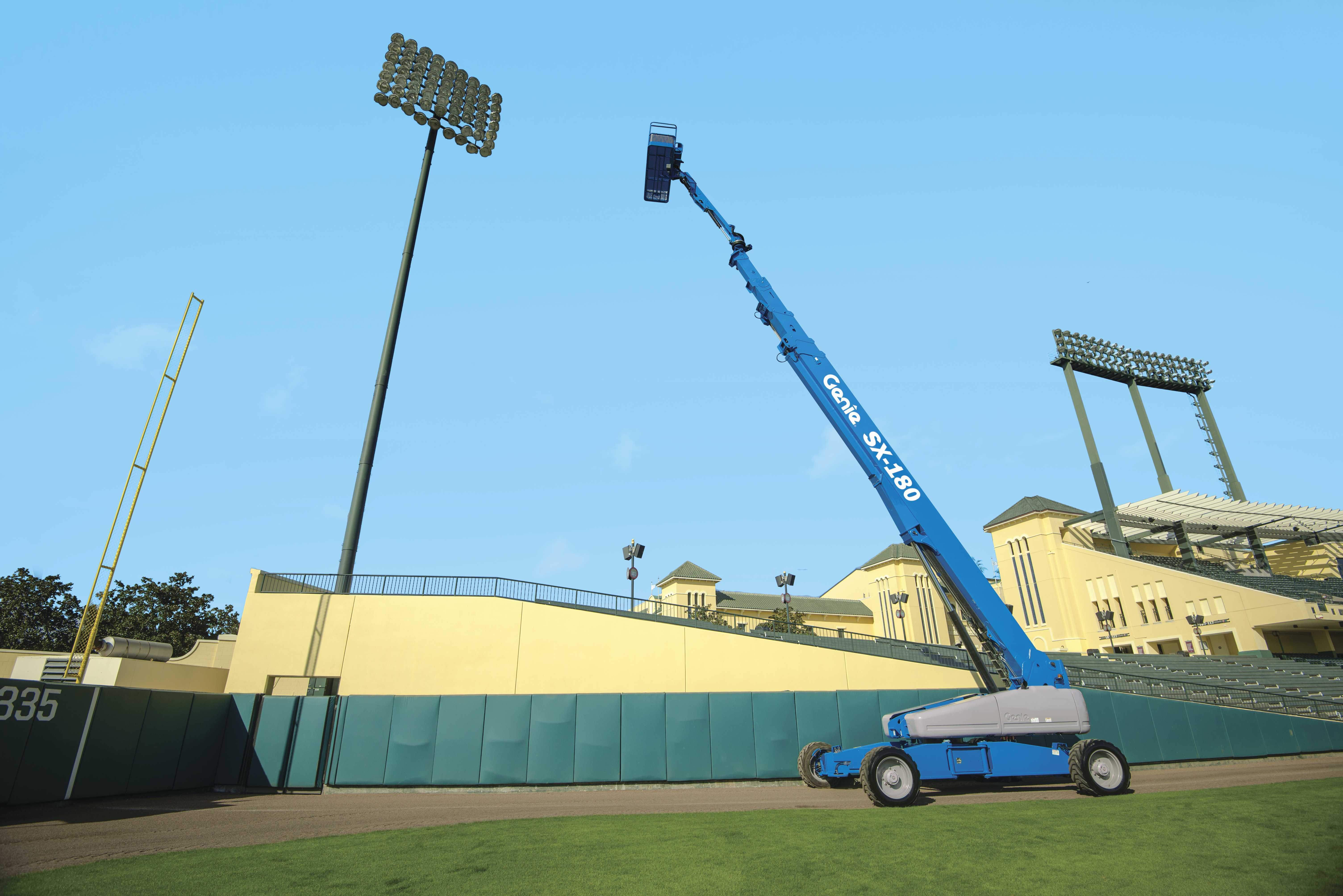 Genie SX-180 world's tallest boom lift