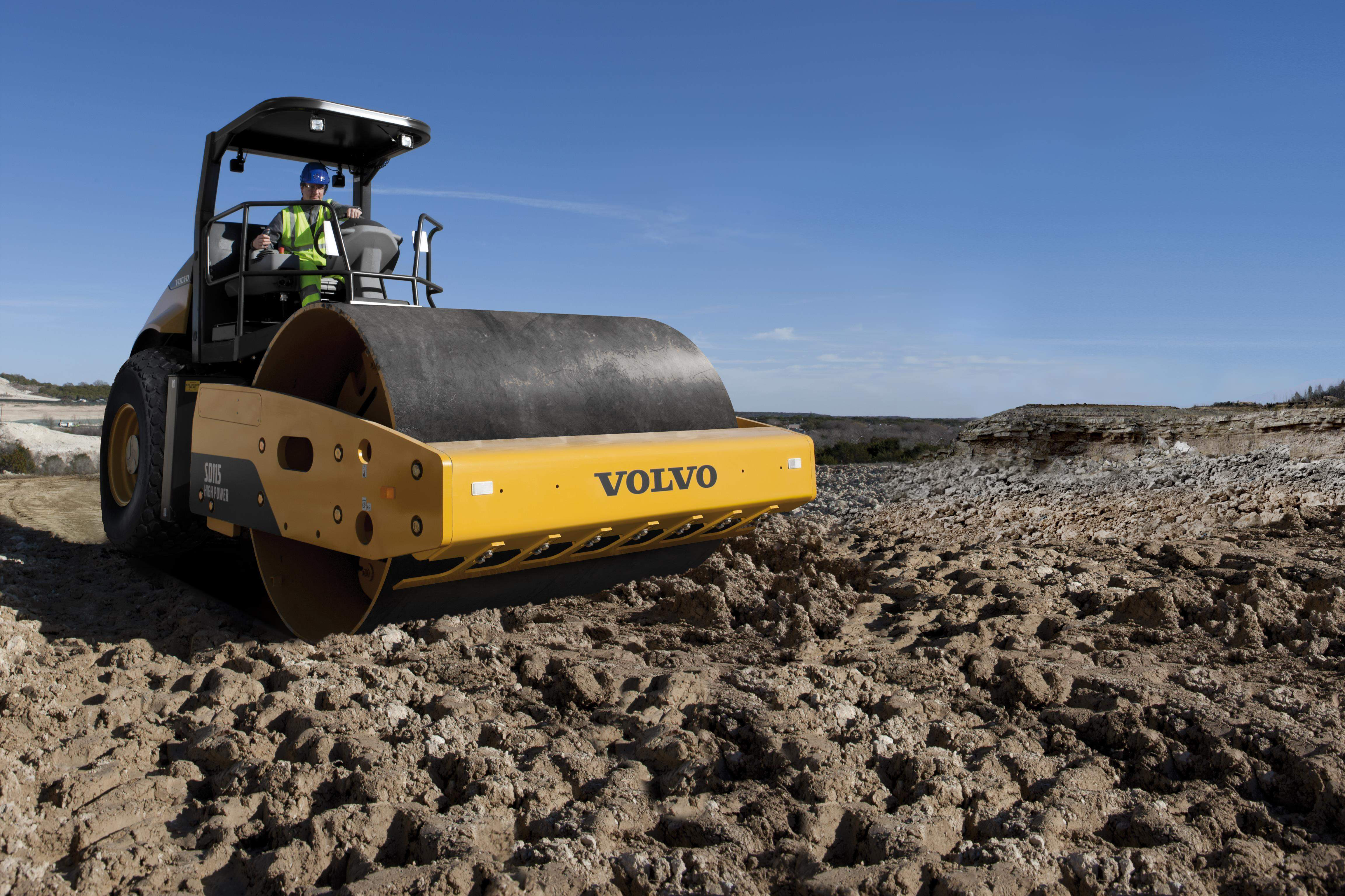 Volvo SD115 soil compactor