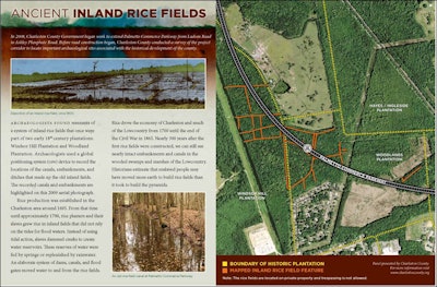 This panel, provided by Charleston County, gives more details about the area surrounding the expanded Palmetto Commerce Parkway.