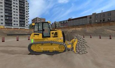 Vista Training dozer simulator from Simlog
