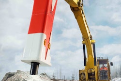 The Rammer 5011 hammer works in two modes, long stroke for hard materials and short stroke for softer.