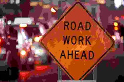 road work sign