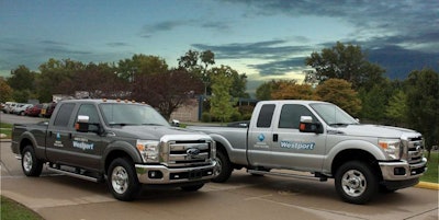 Westport WiNG Power system is a bi-fuel CNG system currently offered on Ford’s F-450 and F-550 trucks. The acquisition of Prins could bring a propane bi-fuel system soon.
