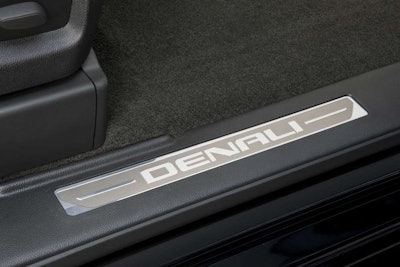 2014 Gmc Sierra Denali Chrome Script Doorsills