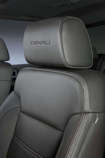 2014 Gmc Sierra Denali Embossed Leather Heated Front Seat