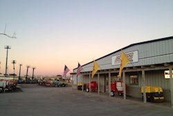 The Action Equipment rental yard in Las Cruces, New Mexico.