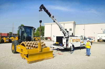 IMT crane Cat compactor