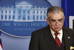 U.S. Transportation Secretary Ray LaHood speaks at the White House on February 22, 2013. (Photo: Reuters/Larry Downing)