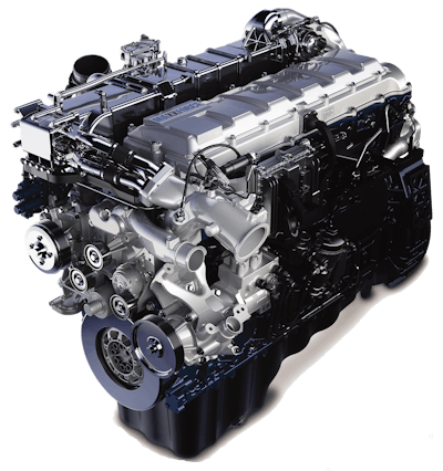 A 13-liter MaxxForce engine from 2013.