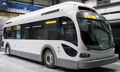 A battery-powered bus built by Proterra. (Photo: Proterra)