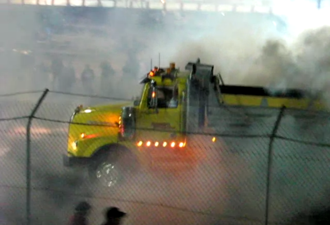 Dump Truck burnout