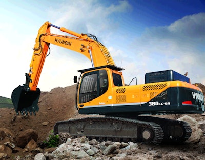 Hyundai’s R380LC-9A excavator
