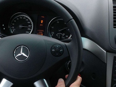 Jack Roberts snagged this picture from the passenger’s seat of a Mercedes-Benz Sprinter van while cruising the Autobahn at 118 mph.