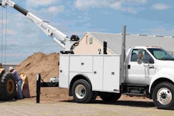 Service truck crane OSHA rule