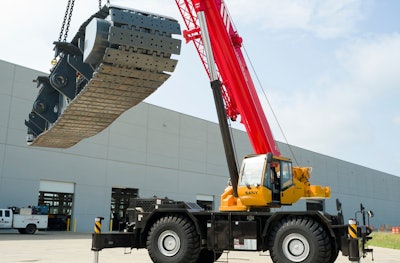 Sany SRC885 rough terrain crane