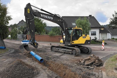 Volvo EC160D crawler excavator