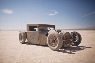 Ford Model A hot rod with BMW V-8