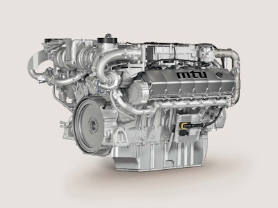 MTU 12V 1600 C diesel engine