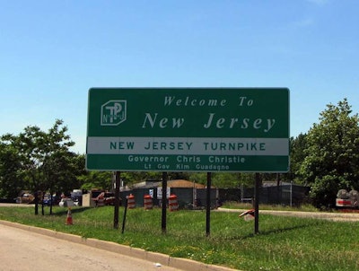 New Jersey Welcome Sign